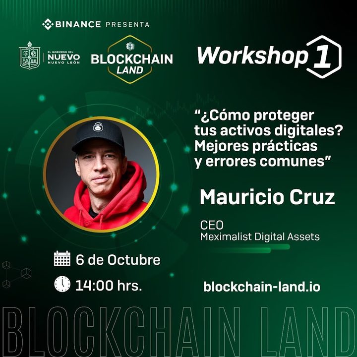 Blockchain Land MTY 2022 · flyer