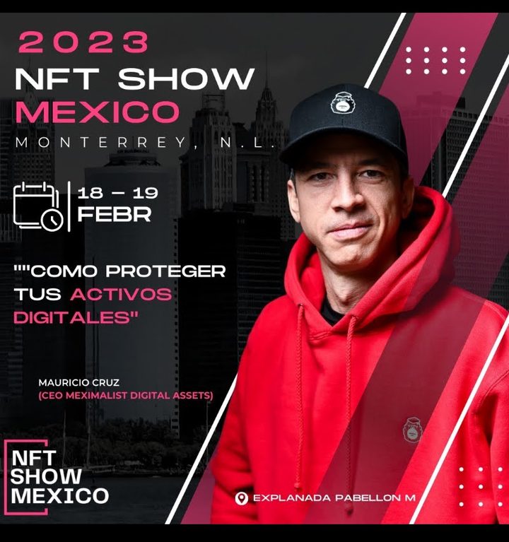 NFT Show México 2023 · flyer
